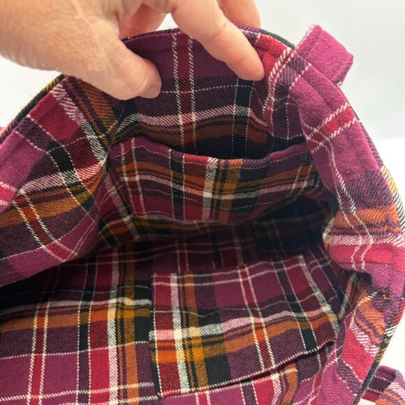 Handmade Tote Bag: Repurposed, Quilted Tote Horses Cottage Library Tote - Picture 4 of 7